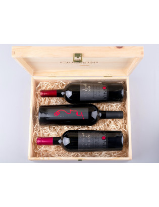 Italský dárkový set červených vín ze Sicílie a Puglie